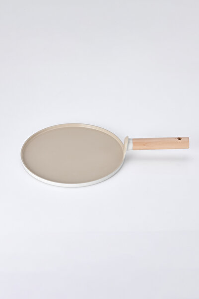 NEOFLAM Fika Alüminyum Döküm Krep Tava 26Cm Bej