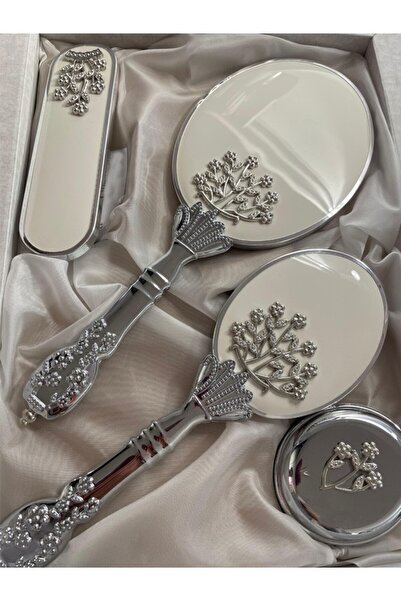 LİNOTTİ مجموعة مرآة ومشط 300 حبة