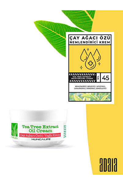 Huncalife Çay Ağacı Özlü Yağlı Krem 45 ML