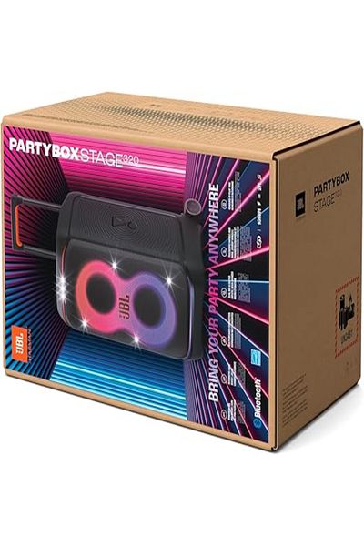 JBL PARTYBOX 320 Portable Bluetooth Party Speaker – 240W, Bass Boost, Light Show, Black
