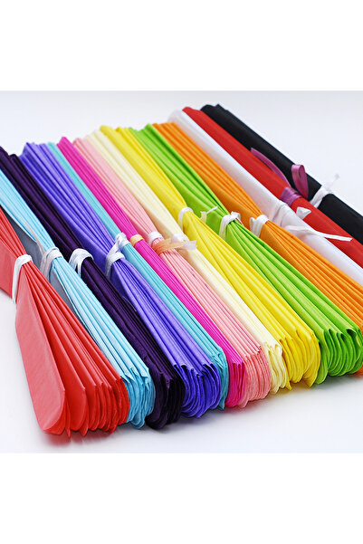 Bimotif Kağıt ponpon  Beyaz