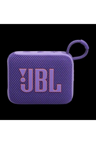 JBL مكبر صوت محمول بتقنية البلوتوث GO 4 - 15 ساعة من التشغيل، مقاوم للماء IP67، تصميم صغير الحجم، أرجواني