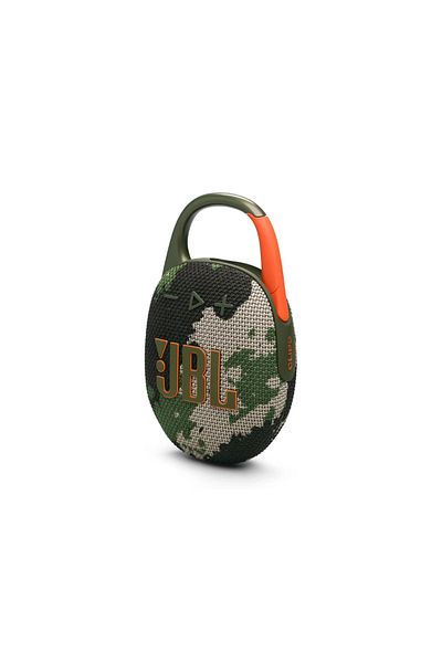 JBL Clip 5 Waterproof Bluetooth Speaker – 12 Hours Playtime, Ultra-Portable, Squared Design