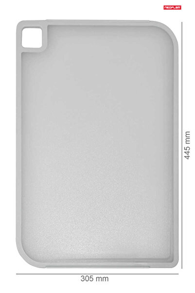 NEOFLAM Fika Microban Cutting Board Large 305*445*9 mm Gray