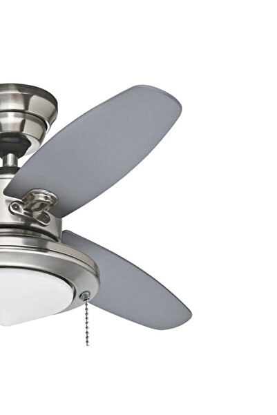 Hunter Fan Merced Fırçalanmış Nikel 112 cm Aydınlatmalı Tavan Vantilatörü