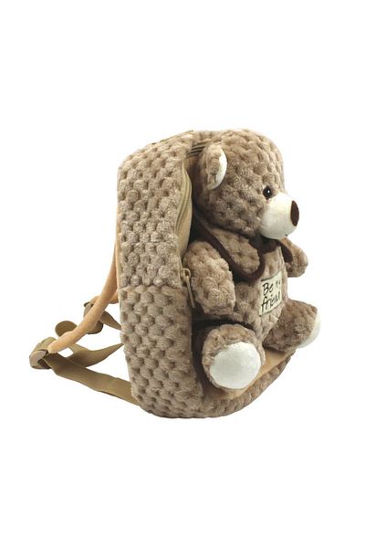 Perletti Ghiozdan grădiniță, Perletti, cu ursulică, pluș detașabil, 21cm