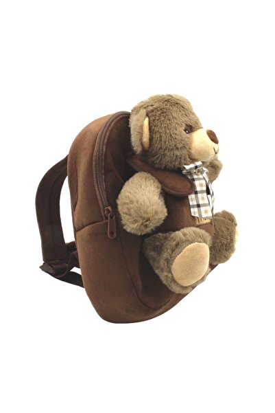 Perletti Ghiozdan grădiniță, Perletti, cu ursuleț, pluș detașabil, 21cm