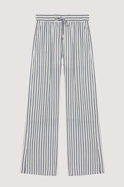 Quzu Missing Information:-Belili Elastic Striped Pants (Ecru) Missing Description or Details. Please Give More Information or Select Another Product.