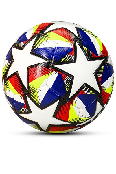 Telvesse Futbol Topu Neon Şampiyonlar Ligi Dayanıklı Sert Zemin Halı Saha Fut...