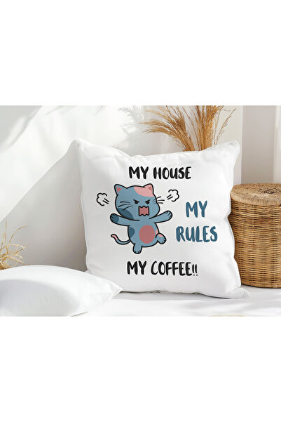 qoeuyl boutique Moja kuća, moja pravila Štampano Punjenje od vlakana Poklon J...