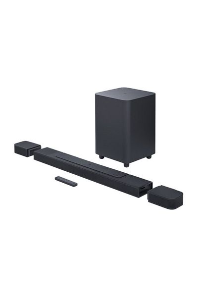 JBL Bar 1000 Pro Soundbar – 7.1.4 Channel, 1100W, Dolby Atmos, Wireless Subwoofer, Black