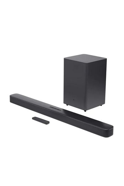 JBL Bar 2.1 Deep Bass Soundbar – 300W, Wireless Subwoofer, Bluetooth Connectivity, Black