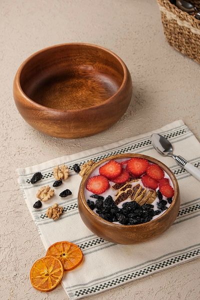 SepetçiBaba Nicole - Acacia 2-Piece Bowl Set 20 cm / 15 cm