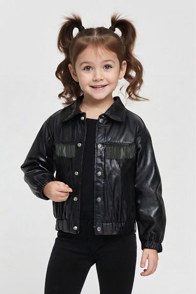 Cenanın Dolabı Luxury Girl Leather Jacket