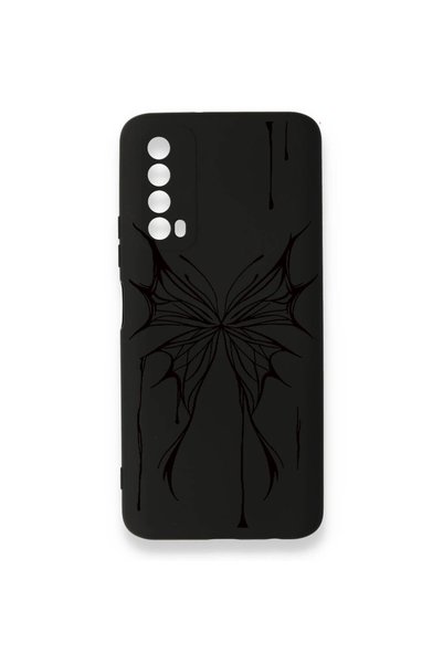 enfein Huawei P Smart 2021 İle Uyumlu Desenli Telefon Kılıfı PDNGG2 Kapak But...