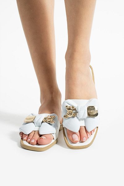 FEMME FATALE PAPUCI CASUAL CASUAL ELEGANTI CU ACCESORII CU BOW BOW