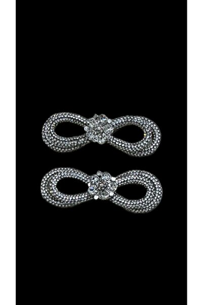 Moda Değirmeni Tül/Taşlı Çift Çanta Ve Ayakkabı Süs Fiyonk