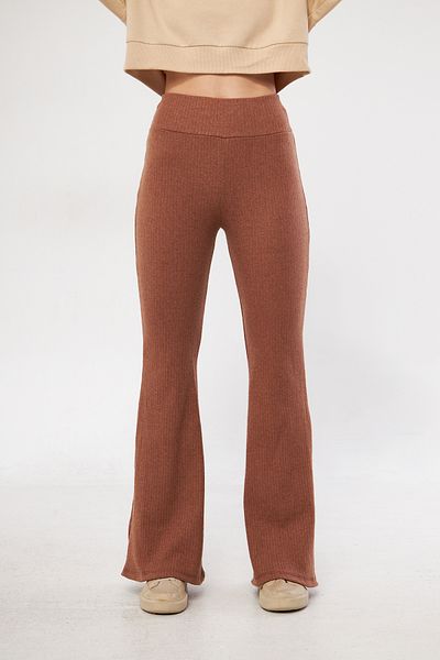 EYYE Cinnamon Flare Leg High Waist Leggings Trousers