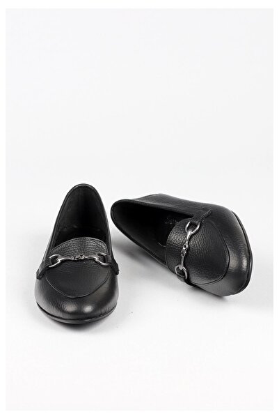 SEÇ KUNDURA Seç 004 Pantofi de damă din piele naturală neagră