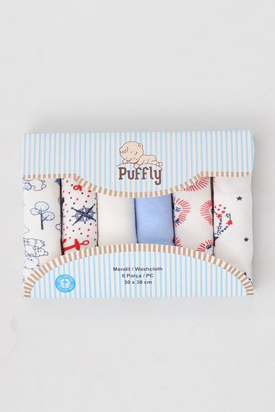 vivala 100% Cotton Baby Mouth Wipes and Sock Set 30X30 cm