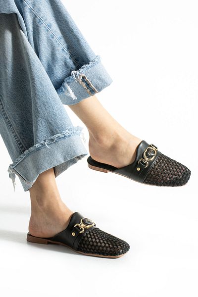 star shoes Women's Slippers Closed Front Mesh Daily Slippers