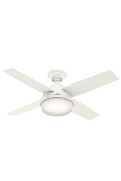 Hunter Fan Dante Beyaz  Aydınlatmalı Tavan Vantilatörü 112cm