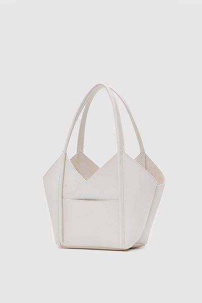 Shule Bags Κρέμα τσάντας ώμου Geza Asymmetric