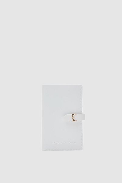 Shule Bags Mua Locked White Wallet
