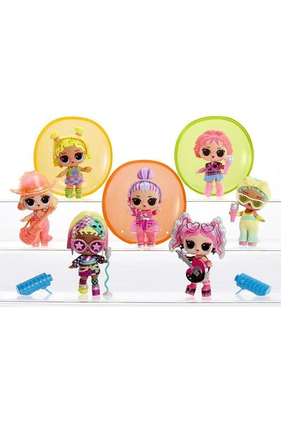 LOL Complete Neon Pop Stars with the Title / Subtitle / Detail (Optional or Specified) Ornegiz: Title: Neon Pop Stars Subtitle: 10 Pieces Turned Window Detail: the Price Will Be Revealed during Shopping.