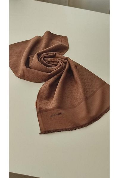Pierre Cardin Καφέ Σάλι - Κομψό και Άνετο Σχέδιο