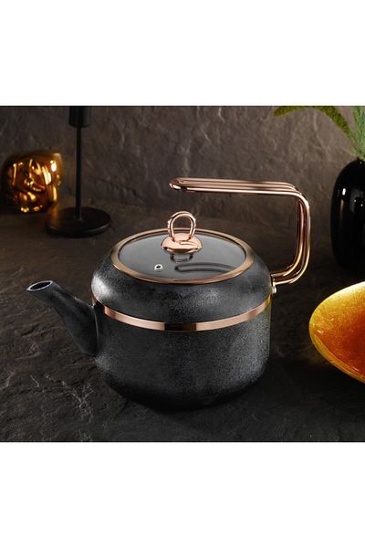 Brioni Royal Stone 1.5 Lt Fireproof, Fireproof Stone Textured Granite, Copper-British White Water Stone Wing