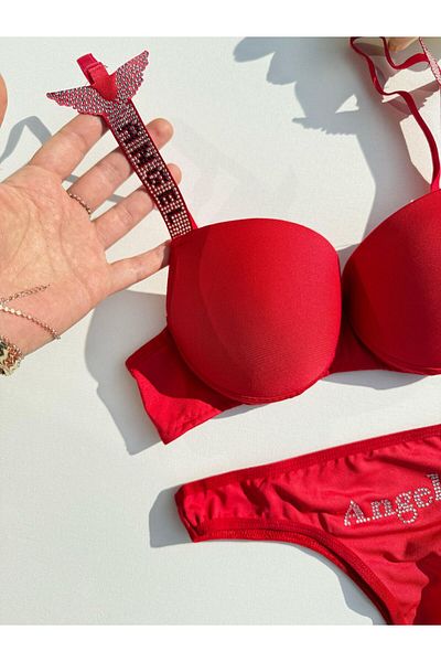 MaziButik Angel Written Padded Set