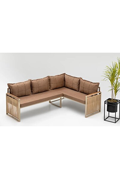 Vivense MİRA BALKON BAHÇE BALKON TAKIMI, KAHVE