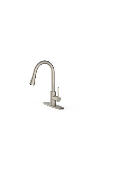 HESANIT Touchless Kitchen Faucet with Pull Down Sprayer Stainless Steel Brushed