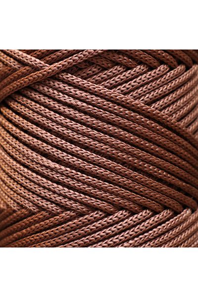 Makromecity Premium 250 gr 3mm Πολυεστέρας Μακραμέ Σχοινί Χάλκινο 120 M Supla Σχοινί και Κλωστή Τσάντας