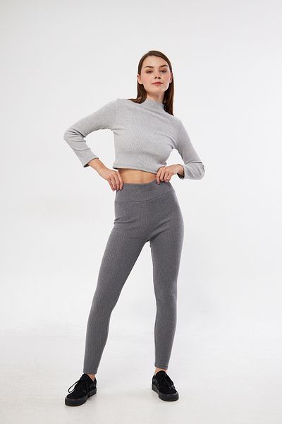 EYYE Leggings cu talie înaltă afumate