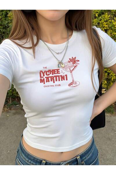 EVIus Дамска тениска с щампа Martini