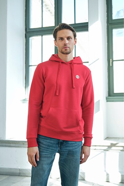 AJ 81 Basic Hoodie Kırmızı
