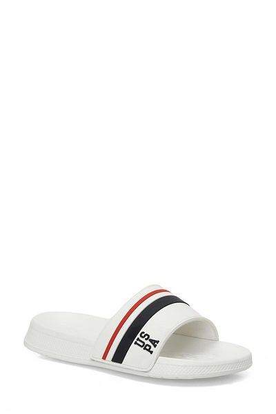 U.S. Polo Assn. Rona 5Fx Men's Slippers White