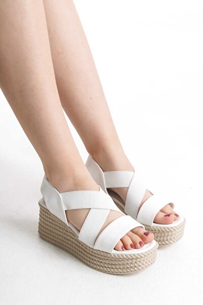 MİSSJENY صندل يومي بكعب عريض مفتوح من الخلف