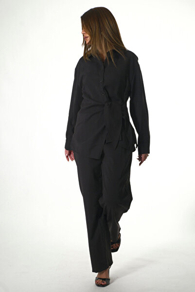 ABBRA Women's 100% Modal Summer Tie Elastic Waist Suit