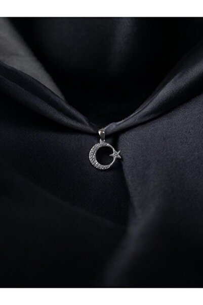 Mesa Jewelry Ay Yıldız Gümüş Kolye Ucu