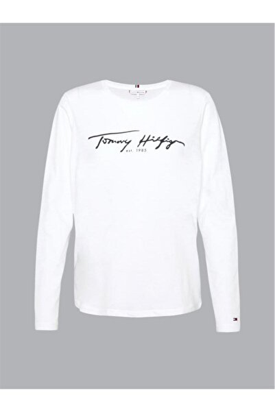 Tommy Hilfiger BOBO REGULAR - Maglietta A Manica Lunga - White/Bianco