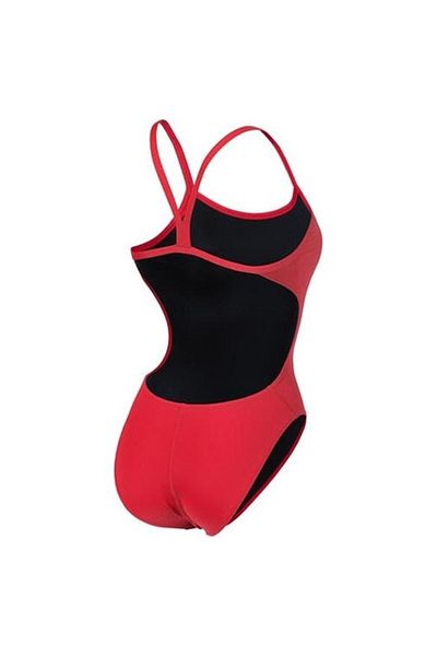ARENA Red Solid Women's Swimsuit - Team Swimsuit Challenge 004766450