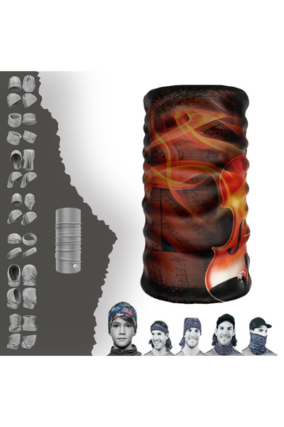 e-Taktik ® Дебаф-комір Fire Violin Нашийник Бандана