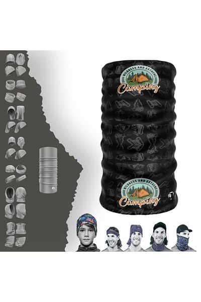 e-Taktik Camping Beanie Bandana - Neck Collar, Headband and Mask Bone Buckle