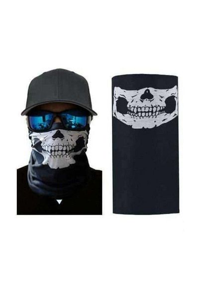 CAN Buff- Skull Bandana - Neck Collar Mask