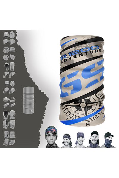e-Taktik Bmw R1200-gs Adventure Buff Seamless Tube Neck Collar Bandana Balaklava