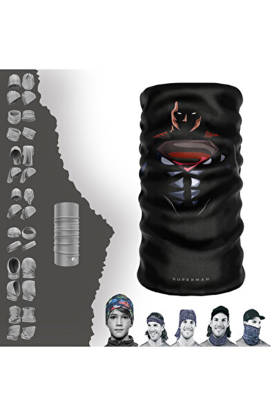 e-Taktik Superman Čovek od čelika II Sa deznom Bez šavova Tube Neck Gaiter Ba...