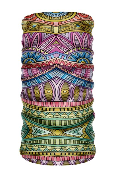e-Taktik Ethnic Buff Baf Maya Sporcu Saç Bandı Buff Baf Bandana